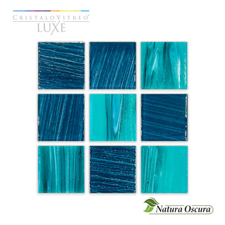 Mosaico Veneciano Cristalo Vitreo LUXE - Natura Oscura - Italo Vitreo