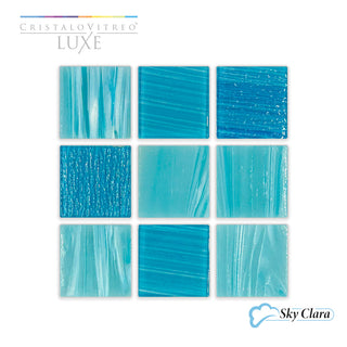 Mosaico Veneciano Cristalo Vitreo LUXE - Sky Clara - Italo Vitreo Natura