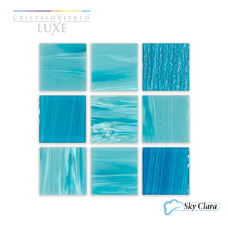 Mosaico Veneciano Cristalo Vitreo LUXE - Sky Clara - Italo Vitreo Natura
