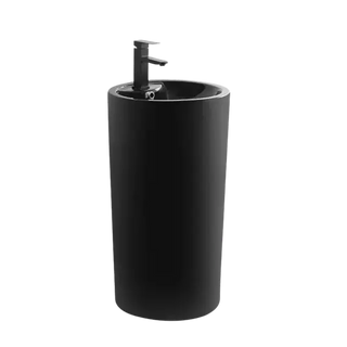 Lavamanos a piso redondo Narva B-135A -negro - Kalber