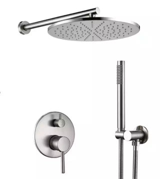 Regadera a muro 25cm Sahara 25S Combo monomando y regadera mano Satin Kand