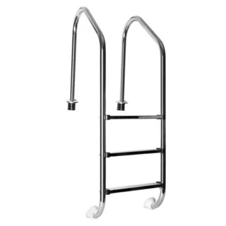 Escalera 3 peldaños acero inox para alberca PANDA - Kalber