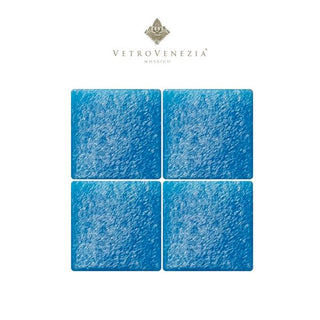 Mosaico Color azul Cancun “B011” 5×5 – Vetro Venezia - Kalber