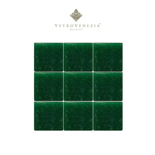 Mosaico "F051" 2x2 cm - Vetro Venezia Verde - Kalber