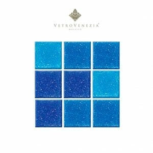 Mosaico Veneciano 2 x 2 para alberca Mezcla Sassari - Kalber