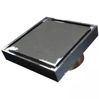 Coladera cuadrada cromado Castel - Kalber