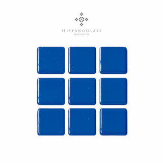 Mosaico Liso Azul Marino L2002 - Hispano Glass 2.5 x 2.5 - Kalber