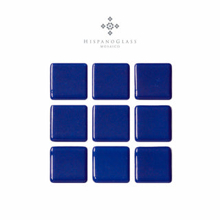 Mosaico Liso Azul Cobalto L2032 - Hispano Glass 2.5 x 2.5 - Kalber