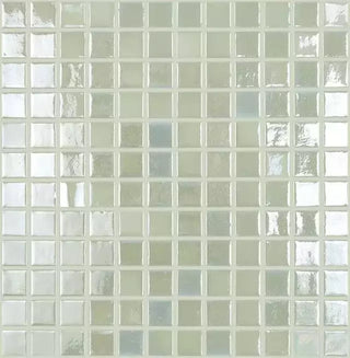 Mosaico veneciano Linea Fire glass Luminicente Blanco - Kalber