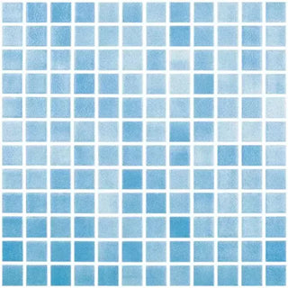 Mosaico veneciano Linea Niebla 501-25 Azul Turquesa - Kalber